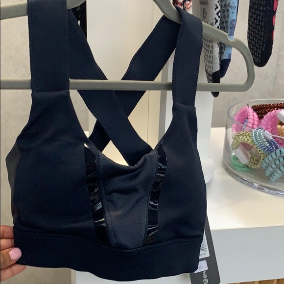 Blue graphite sports bra - Picture 1 of 1